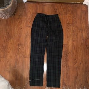 plaid brandy melville tilden pants